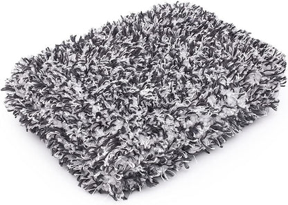 The Rag Company - The Cyclone Ultra Wash Mitt + Cyclone Ultra Wash Pad 6in x 8in Combo Pack - Microfiber Blend, Twist Loop Interior Liner Ideal for Foam, Soap + Bucket, & Rinseless Washing Methods