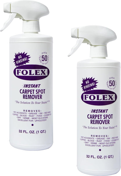 Folex Instant Carpet Spot Remover, 32 Fl Oz (Pack of 2)