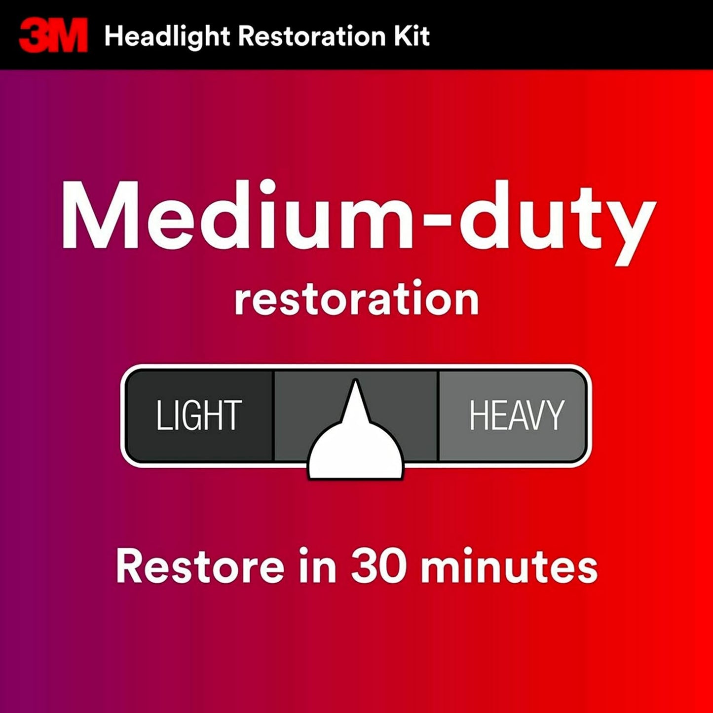3M Auto Restore and Protect Headlight Restoration Kit, Use On Plastic Lenses, Headlights, Taillight, Fog Lights and More, Includes Sanding Discs, Headlight Clear Coat Wipes, Foam Pad and Glove (39194)