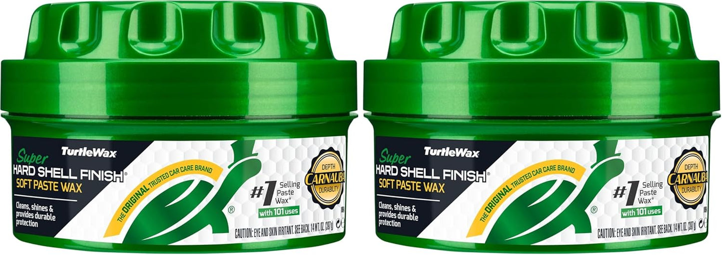 Turtle Wax T-222R Super Hard Shell Paste Wax - 14 Fl Oz.