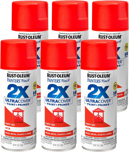 Rust-Oleum 334029 Painter's Touch 2X Ultra Cover Spray Paint, 12 oz, Gloss Clear - Colors B