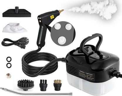 Foandbevi 7 in 1 Steam Cleaner 2500W High Pressure Steamer for Cleaning, Car Steamer Handheld Steam Cleaner for Home Use, Hardwood Floor Steam Cleaner for Upholstery, Kitchen, Bathroom, Grout