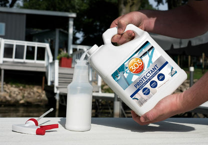 303 Products Marine Aerospace Protectant Spray, UV Protection for Boat Vinyl & Surfaces – Repels Dust, Dirt & Staining, Matte Finish, Restores Like-New Appearance, 32 oz