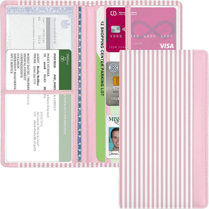 Car Registration and Insurance Holder, Auto Truck Document Holder with Magnetic Shut, Vehicle Glove Box Car Organizer, Interior Car Accessories for Women Men (Bow)