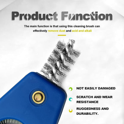 4 in 1 Car Battery Cleaning Brush,Anti-Corrosion Battery Terminals,Copper Pipes Cleaner Brush Tool,Universal for Automotive and Marine for Plumbing Installation Soldering Brazing