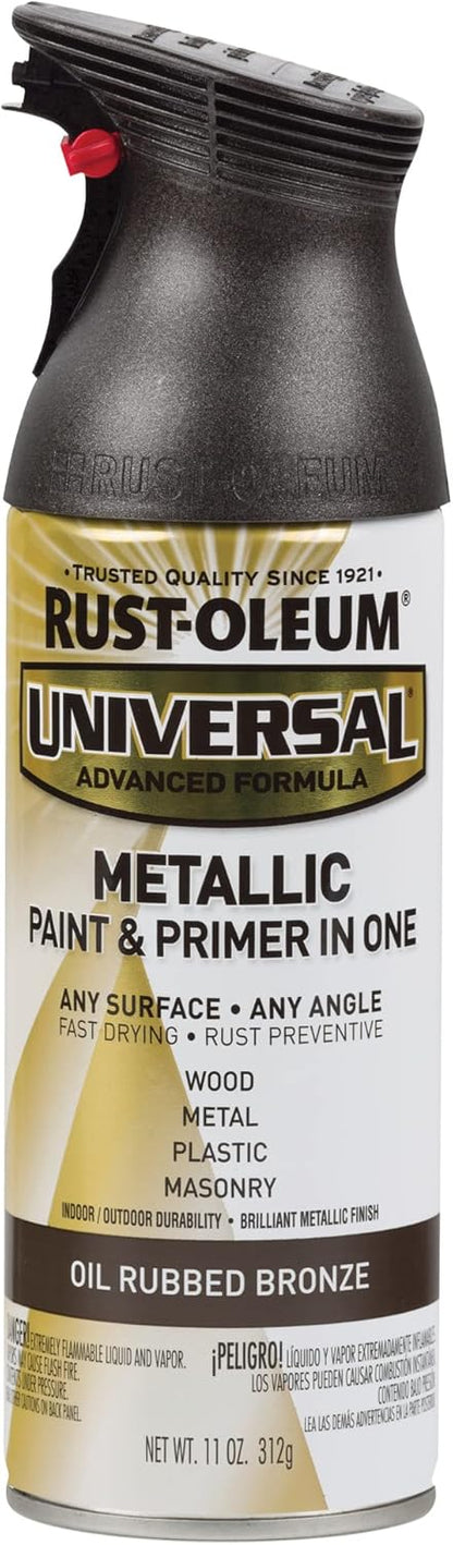 Rust-Oleum 302151 Universal All Surface Clear Topcoat Spray, 11 oz, Dead Flat Clear - Colors A