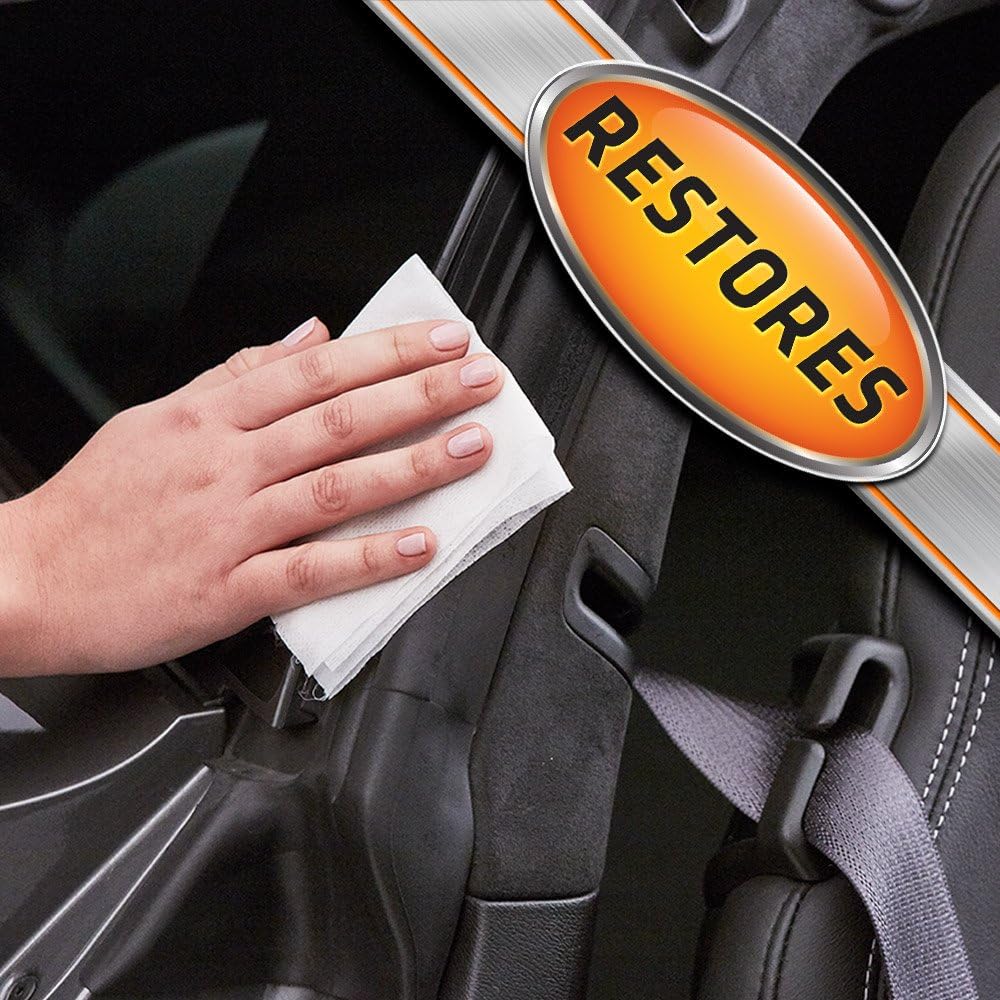 Armor All Car Interior Cleaner Wipes , Car Cleaning Wipes with Orange Cleans Dirt and Dust in Cars, Trucks and Motorcycles, 25 Count