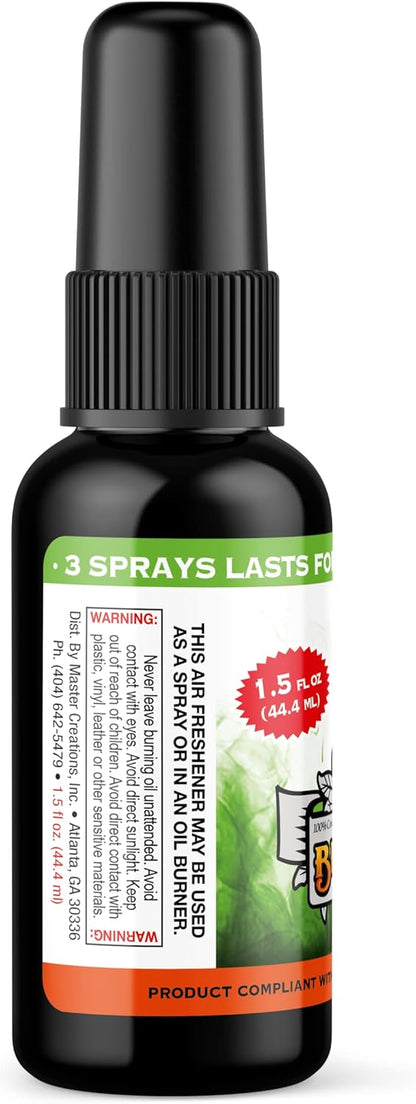 BluntPower (Baby Powder, 1 Pack) Concentrated Air Freshener Spray - Oil-Based Room Diffuser Spray - Long-Lasting Bathroom Scent, Car Freshener & Odor Eliminator - Colors A