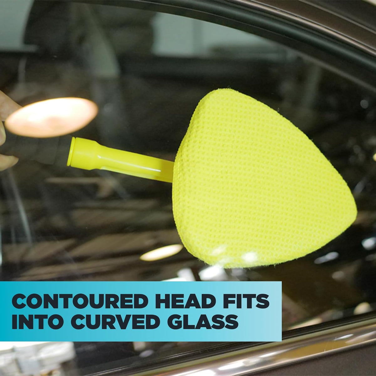 Invisible Glass 95160 Reach & Clean Windshield Cleaning Tool and Car Window Cleaner Tool for Interior and Exterior Auto Glass, Trucks, SUVs, RVs and Home Windows with 2 Microfiber Pads and Storage Bag