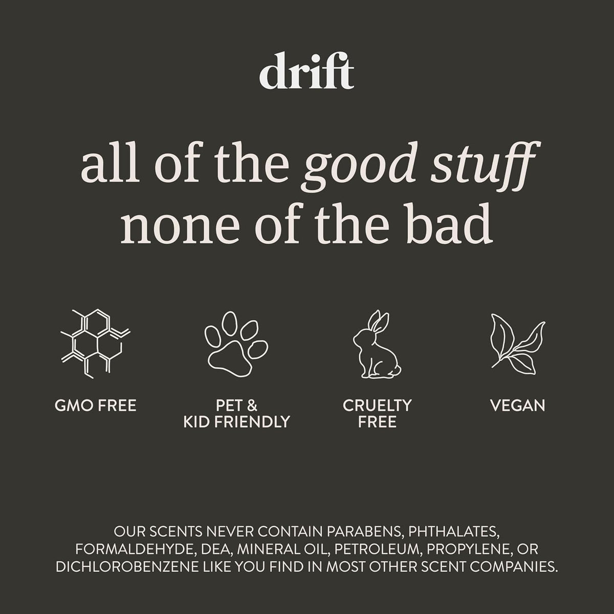 Drift Car Air Freshener - The Original Wood Air Freshener - Car Odor Eliminator - Long Lasting Scent - Metal Clip - Essential Oils - Clean Ingredients - Variety 3 Pack Refill - NO CLIP INCLUDED