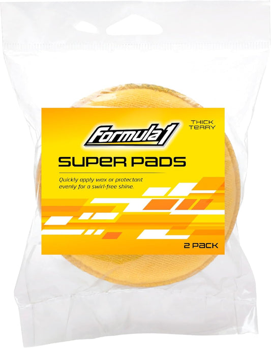 Formula 1 Super Car Wash Mitt – Synthetic Lambs Wool Wash Mitt Auto Detailing Supplies – Large Car Duster for Wet & Dry Applications – Super Absorbent Exterior Care Products