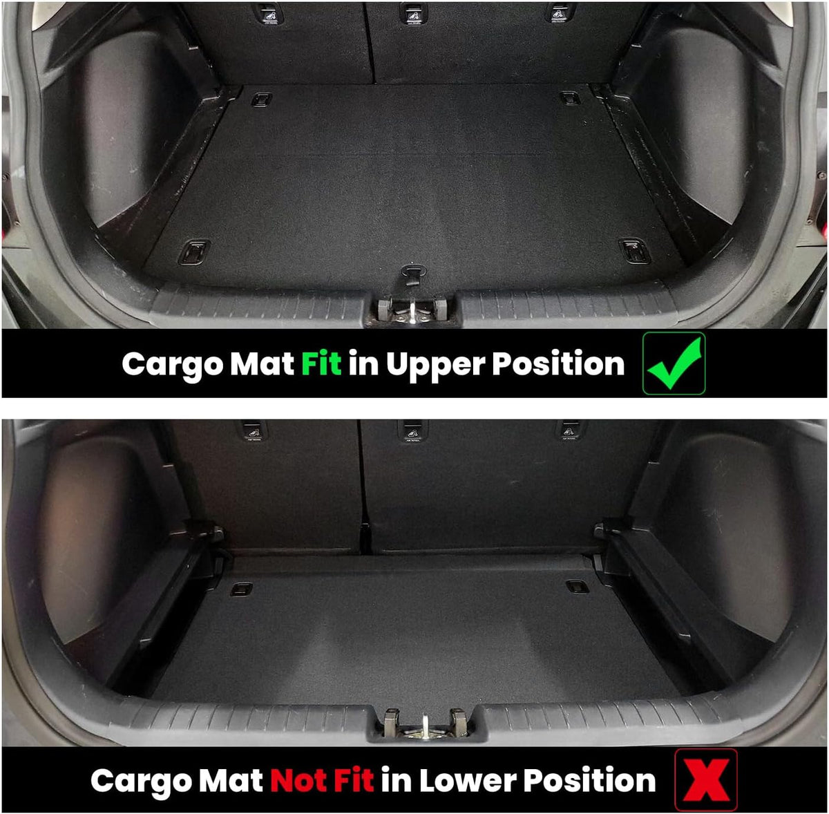 LASFIT Floor Mats Fits for Hyundai Sonata 2020-2026 (Only for FWD & Gas) & Kia K5 2021-2025 (Only for FWD) Custom Fit TPE All Weather Floor Liners Car Mats Accessories, Black