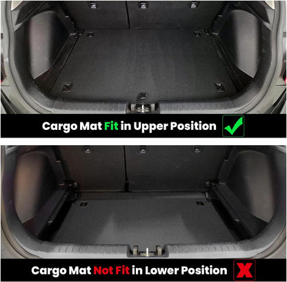 LASFIT Floor Mats Fits for Hyundai Sonata 2020-2026 (Only for FWD & Gas) & Kia K5 2021-2025 (Only for FWD) Custom Fit TPE All Weather Floor Liners Car Mats Accessories, Black