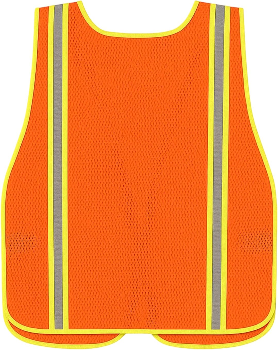 High Visibility Reflective Safety Vest for Men Women Class 2 Hi Vis Mesh Fabric Safety Work Jacket with Elastic Band