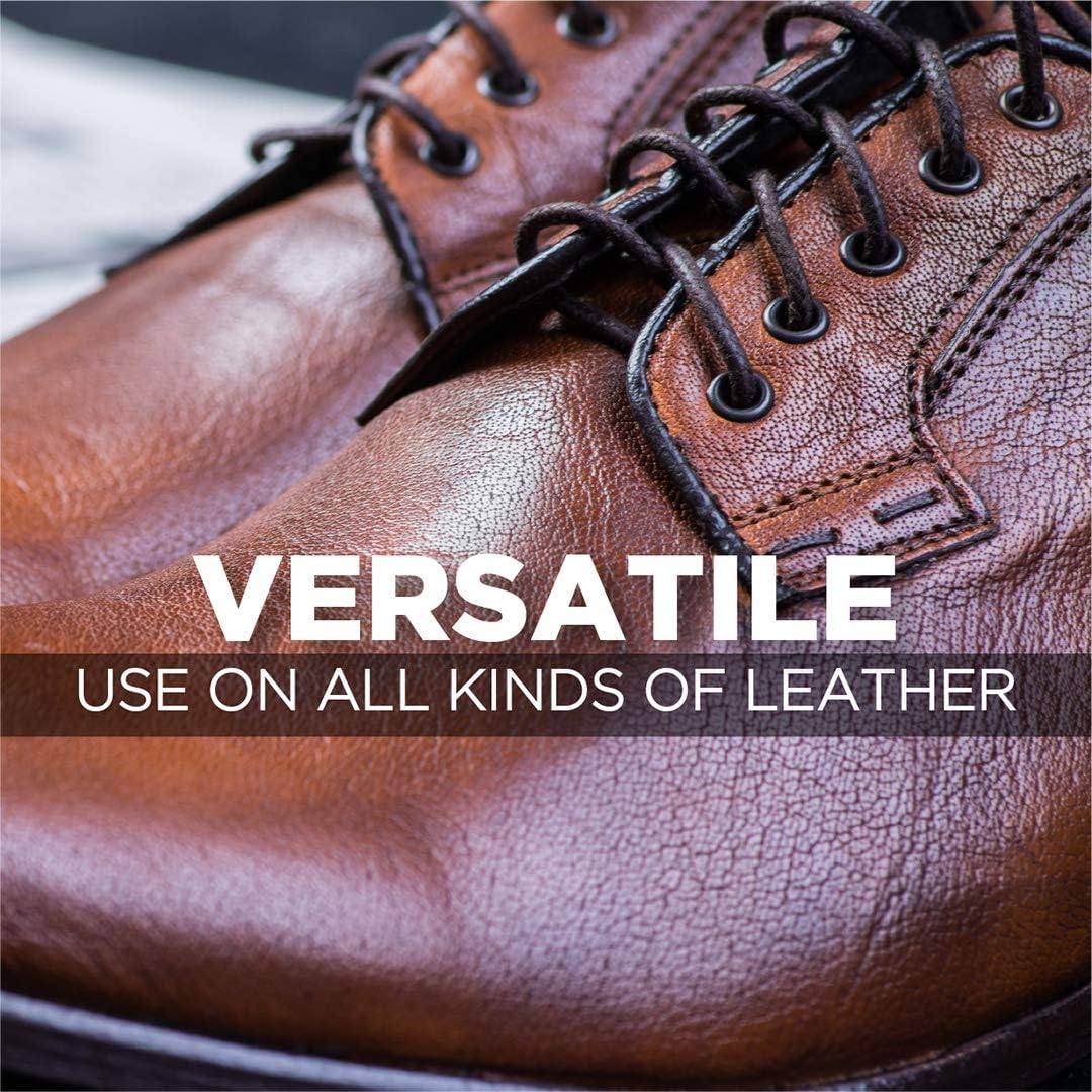 Weiman 3 in 1 Deep Leather Cleaner & Conditioner Cream - Restores Leather Surfaces - Use on Leather Furniture, Car Seats, Shoes, Bags, Jackets, Saddles