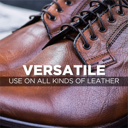 Weiman 3 in 1 Deep Leather Cleaner & Conditioner Cream - Restores Leather Surfaces - Use on Leather Furniture, Car Seats, Shoes, Bags, Jackets, Saddles