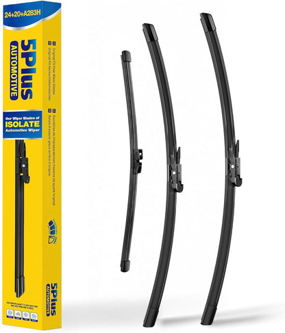 20"-2 Pack Windshield Wiper Blades Replacement For Ford F150 F250 F350 F450 F550 2008-1999 Expedition 2006-1999 Explorer 2010-2005 Mustang 2004-1999, Windshield Wiper Blades For My Car