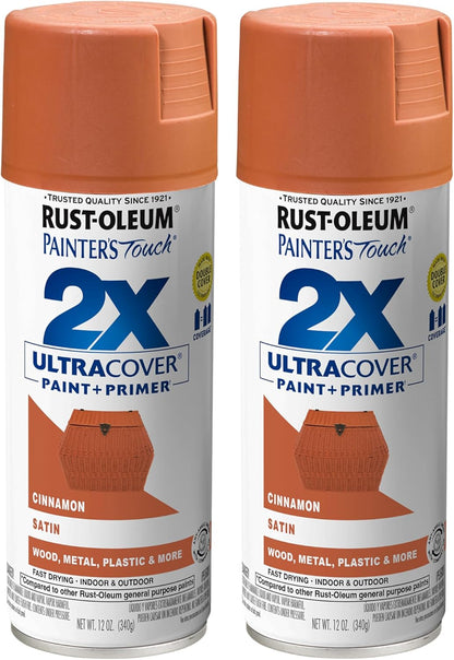Rust-Oleum 334029 Painter's Touch 2X Ultra Cover Spray Paint, 12 oz, Gloss Clear - Colors F