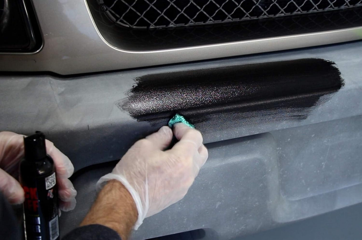 Black Plastic Restorer - Instantly Restore Your Faded or Damaged Black Plastic Trim - Won't Wash Off - Permanent - Lasts for Years - Easy - that Black Stuff