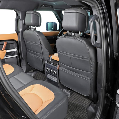 TAIKOO Seat Back Protector,Shields Seat Backs From Kicks and Adds Storage | kick mats back seat protector easy to install and clean, well-crafted, sturdy, durable and stylish.2 Pack