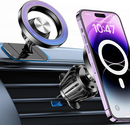 Kaistyle for Magsafe Car Mount【Strong Magnets】Magnetic Phone Holder for Car Phone Holder Mount Dash Mounted Holders Phone Holders for Your Car Accessories for Women Men for iPhone 17 Pro Max 16 15 14