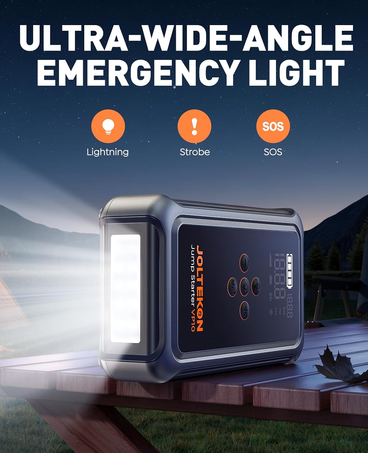 Car Battery Jump Starter with Air Compressor 6000A 150PSI, Car Jumper Starter Portable (All Gas/10L Diesel), Jump Box Car Battery with Auto-Shutoff Tire Inflator, Jumper Cables and Light
