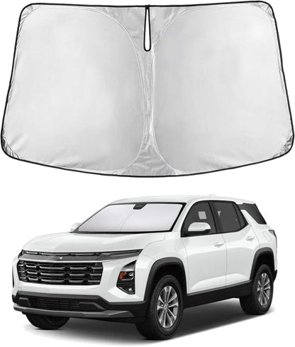 EcoNour Car Windshield Sun Shade | 2025 Upgraded Innovative No-Light-Pass Technology for Maximum Coverage | Foldable Sun Shade Keeps Your Vehicle Cool | Must-Have Car Accessories | Small (59" x 29") - Colors K