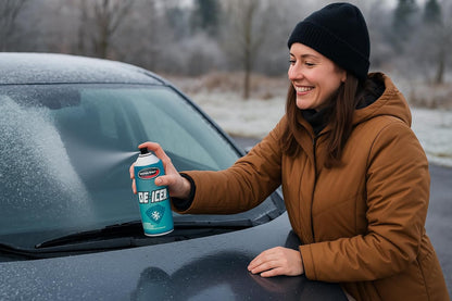 MPD Cobalt Charm Windshield De-Icer Spray – Fast Acting Ice & Frost Remover for Car Windows, Mirrors, Locks & Doors | Prevents Refreezing | Safe for Paint, Metal & Rubber | 10 oz Aerosol Can (2-Pack)