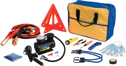 Performance Tool W1555 Deluxe Roadside Emergency Assistance Kit With Jumper Cables