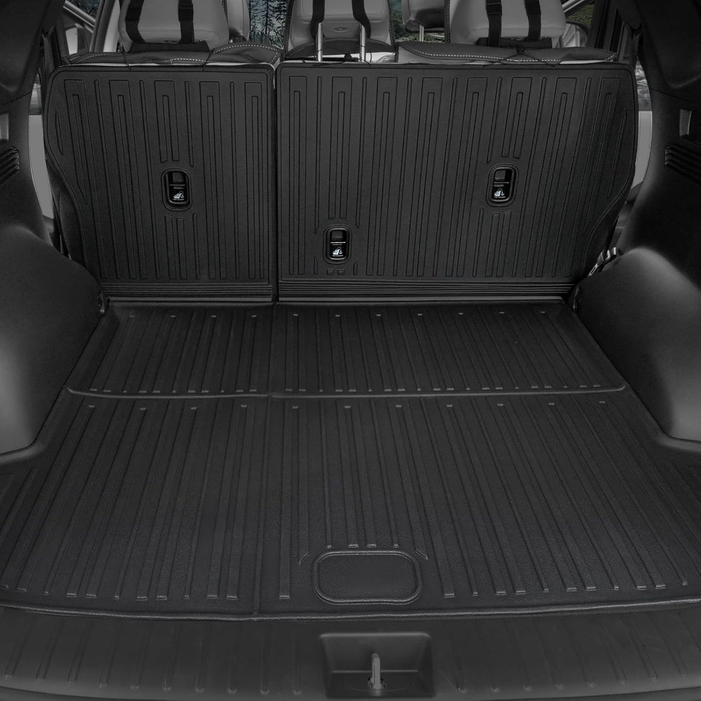 Floor Mats for Hyundai Elantra Gas 2021-2026, All Weather Floor Mats Trunk Cargo Liner and Door Sill Guards Accessories, Full Coverage Set (Not fit Hybrid Models)
