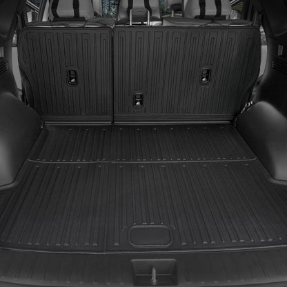 Floor Mats for Hyundai Elantra Gas 2021-2026, All Weather Floor Mats Trunk Cargo Liner and Door Sill Guards Accessories, Full Coverage Set (Not fit Hybrid Models)