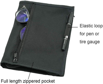 Car Glove Document Registration and Insurance Card Purse Holder,Coin Holder,Organizers and Storage,Car Stuff Interior Essentials Gadgets Vehicle Accessories