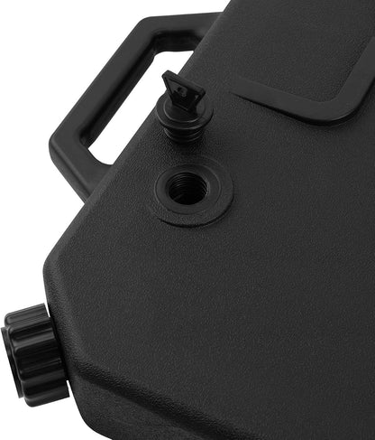 TCT-MOTORPARTS 10 Quart ABS Oil Drain Pan w/Spout Low Profile Fit for Harley Road King Electra Street Road Glide Ultra Limited Dyna Freewheeler CVO Tri Glide Heritage Softail Fat Bob
