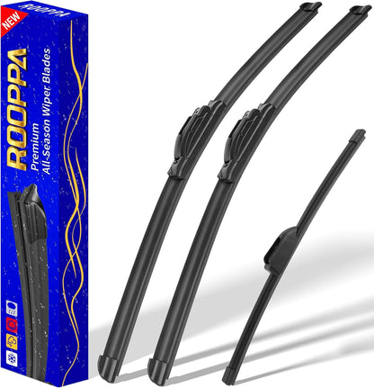 3 wipers Replacement for 2012-2018 Subaru Forester/2015-2019 Subaru Outback, Windshield Wiper Blades Original Equipment Replacement - 26"/17"/14" (Set of 3) U/J HOOK - Colors B