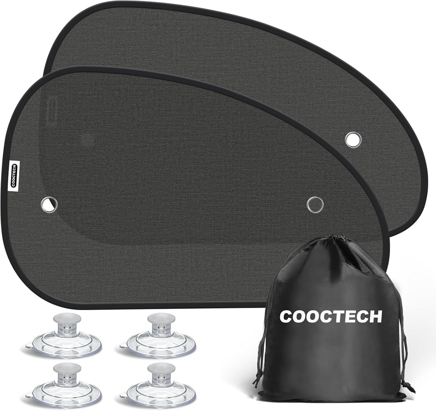 2026 New Upgrade Car Window Shades for Side Window 25"X15"(2 Pack),Car Window Shade for Baby Suction Cup,Sun Shade Side Window Can Blocks 99.98% UVR