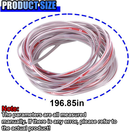 32Ft(10M) Car Door Edge Protector, Anti-Collision Car Door Entry Guard Protective Strip, No Glue Automotive Trim Doors Edge Guard (Clear)