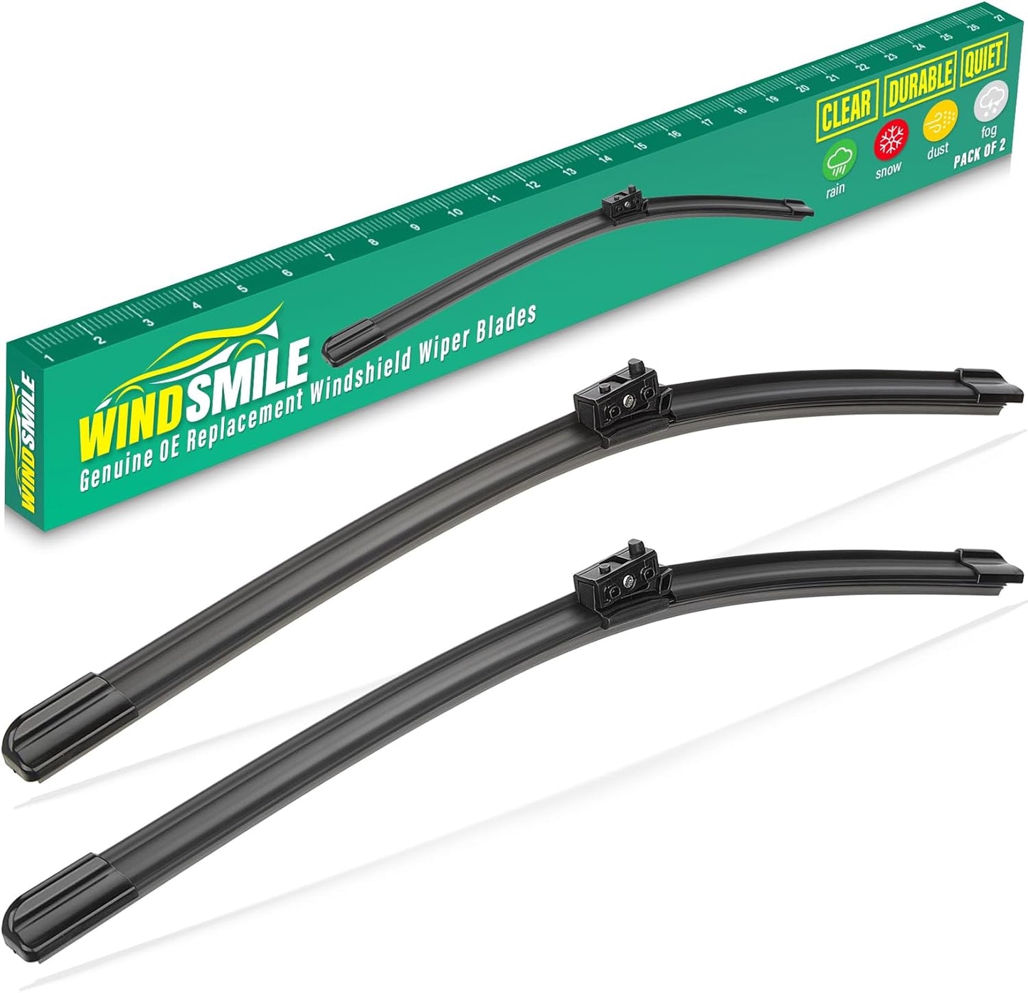 26" 16" 12" Windshield Wiper Blades Replacement for Toyota RAV4 2019 2020 2021 2022 2023 2024 2025 RAV 4 / Mazda 5 2006-2015 Premium All Weather Front Rear Wipers Set - OEM Quality (Pack of 3) - Colors D
