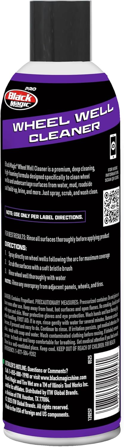 Black Magic 120218 No Scrub All Wheel Cleaner, 23 oz. (Pack of 2) - No Scrubbing Needed, Just Apply, Hose Off and Wipe for Clean Wheels Every Time