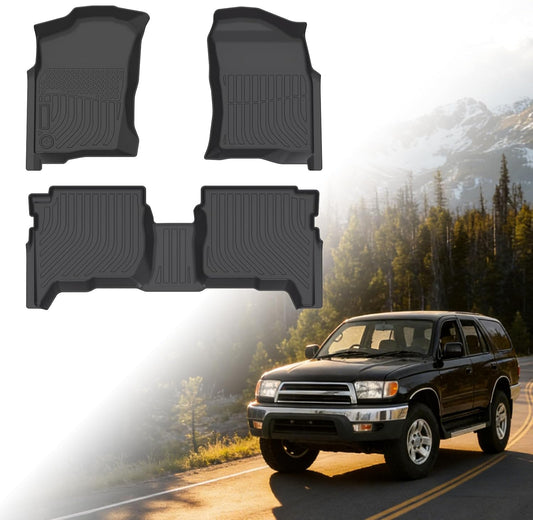 Floor Mats for Toyota Prius 2016 2017 2018 2019 2020 2021 2022(NOT for Prius c or Prius v), Front Rear Mats & Cargo Liner, TPE Non-Slip Waterproof Summer Winter Car Accessories - Colors A