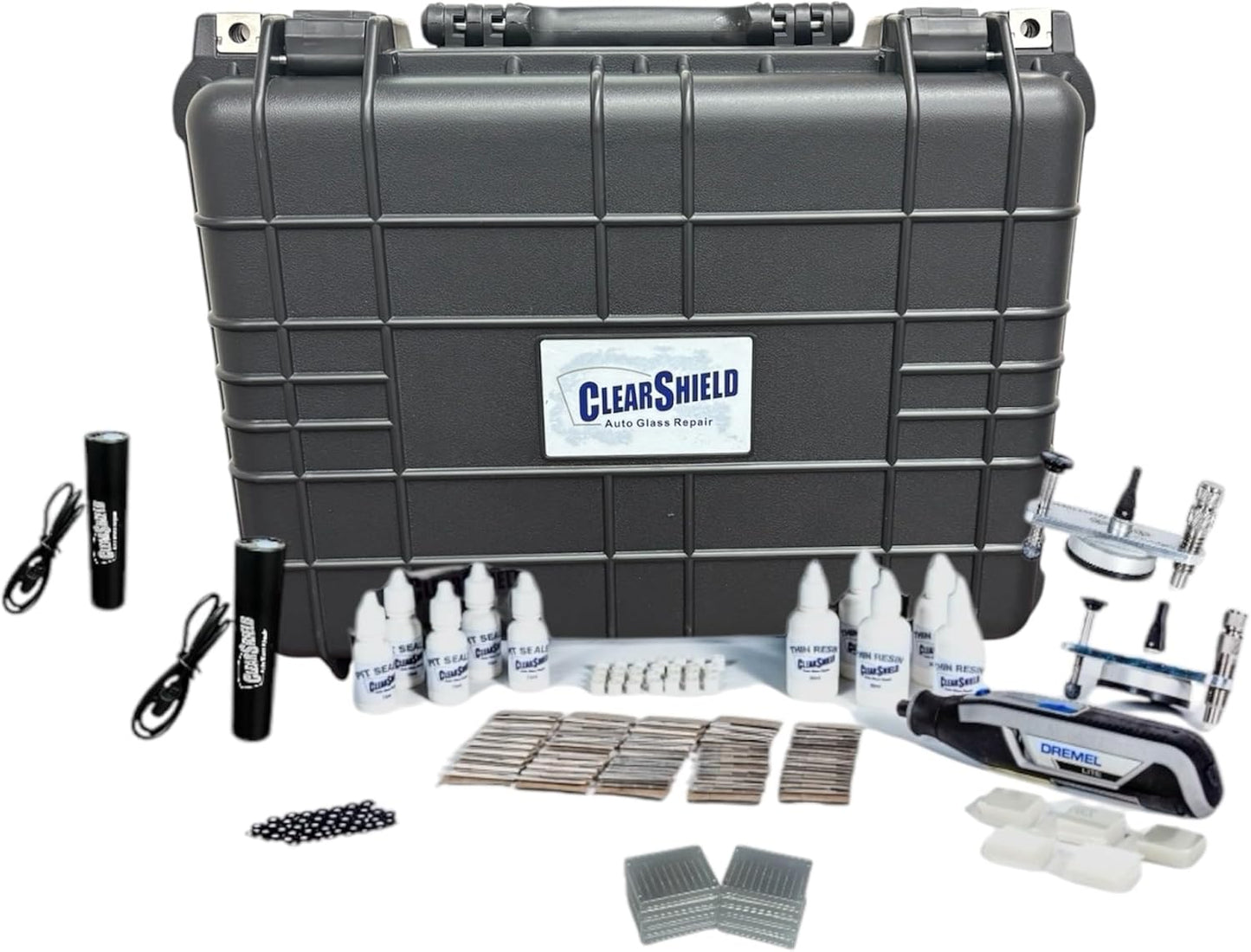 Clearshield Windshield Repair Kit - Window Rock Chip Repair Kit - Cracked Windshield Repair Kit - Auto Glass Repair Kit for 200+ Repairs