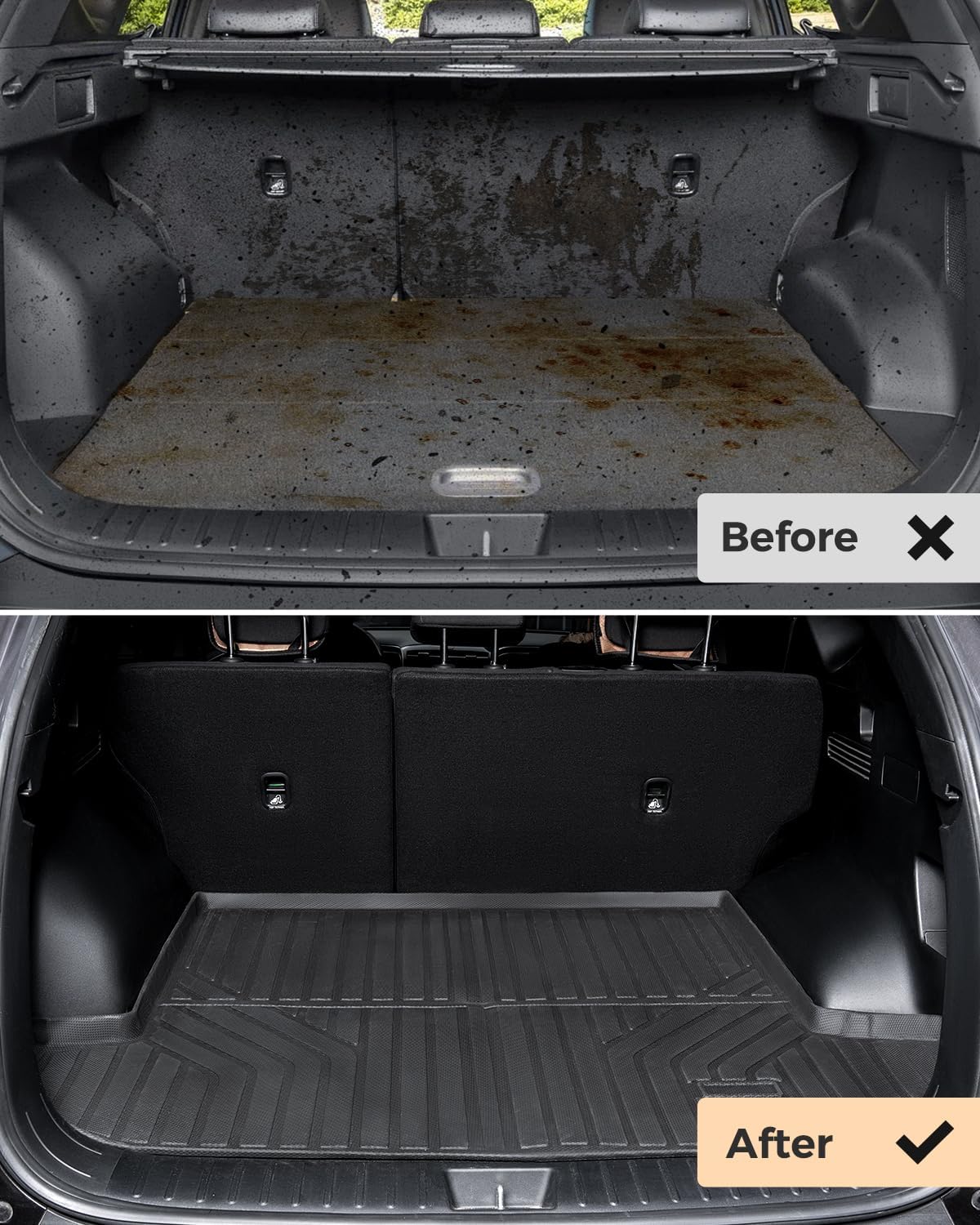 Floor Mats & Cargo Liner for 2022-2025 2026 Hyundai Tucson (Gas Models Only).All-Weather TPE Floor Liners Full Set,Custom Fit for SE SEL Limited XRT,Not for Hybrid or PHEV