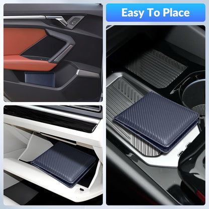 Car Registration and Insurance Card Holder，Vehicle Glove Box Car Organizer，Accessories Case for Storing Driving Licences, Cards, Documents