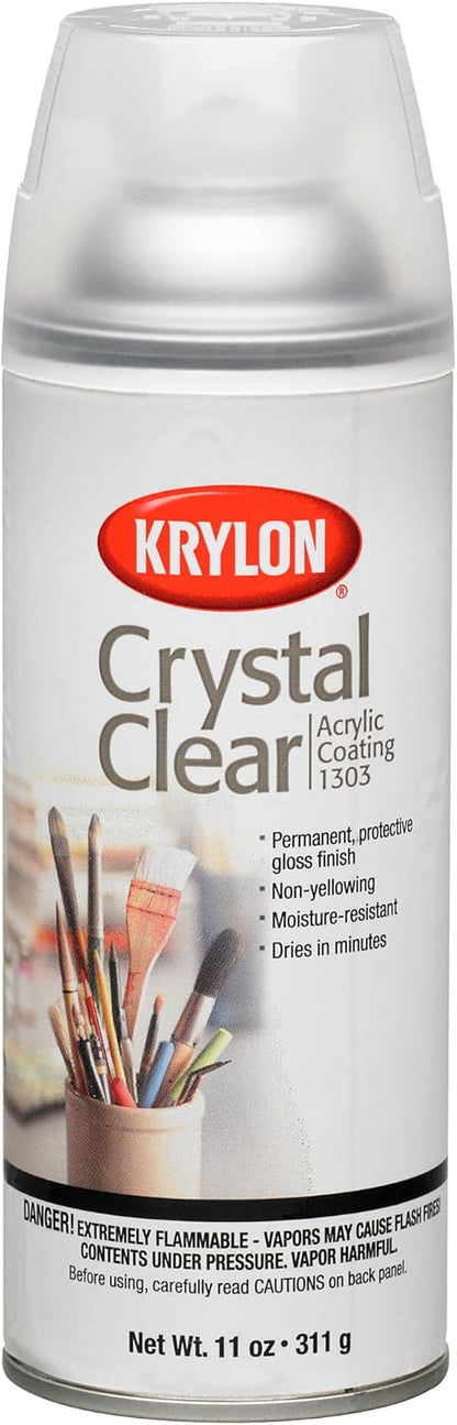 Krylon K01305 Gallery Series Artist and Clear Coatings Aerosol, 11-Ounce, UV-Resistant Clear Gloss