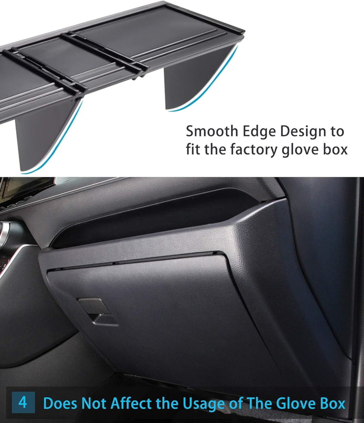 Jaronx Center Console Organizer Compatible with Toyota RAV4 2025 2024 2023 2022 2021 2020 2019, Center Console Glove Box Divider Storage Glove Box Organizer Tray