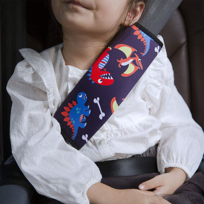 YR Seat Belt Cover for Kids, Soft Comfort Seat Belt Cushion for Children, Cute Cartoon Pattern Car Seat Belt Pads Cover for Girls and Boys, 1 Pack (Cartoon Spider)