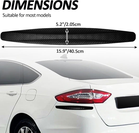BokWin 4-Packs Black Anti-Collision Patch Bumper Guard Strip Anti-Scratch Bumper Protector Trim Universal for Cars SUV Pickup Truck