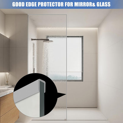 Rubber Edge Trim, 1/16" Self Adhesive Flexible U Channel Edge Protecter for Sheet Metal, Car Doors, U Shaped Sharp Edge Guards, Fit for 0-5/64" Wide Edge, Black Color, 10Ft, EPDM Material