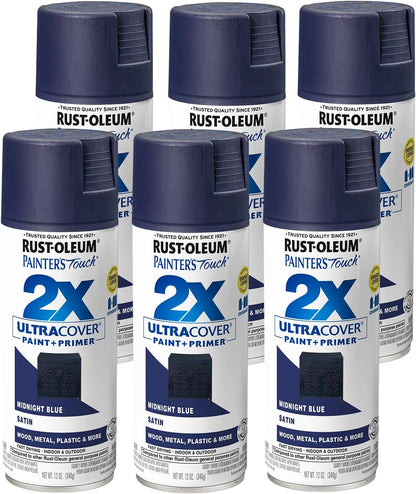 Rust-Oleum 334029 Painter's Touch 2X Ultra Cover Spray Paint, 12 oz, Gloss Clear - Colors B