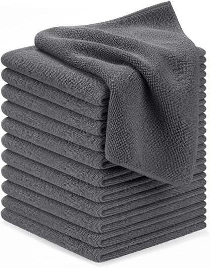 Avalon Towels Microfiber Cleaning Cloths (Value Pack of 36) - Size 16 x 16 Inches, Highly Absorbent Cleaning Rags, Lint Free, Reusable and Washable, Microfiber Towels for Cars