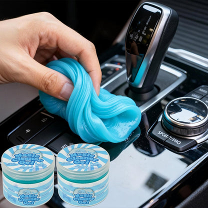 Gytera 2PCS Car Cleaning Gel Car Clean Putty Car Accessories, Universal Car Interior Cleaner Slime, Cleaning Kit Supplies, Auto Detailing Tools Car Accessories, Dust Remover Gifts for Men Women